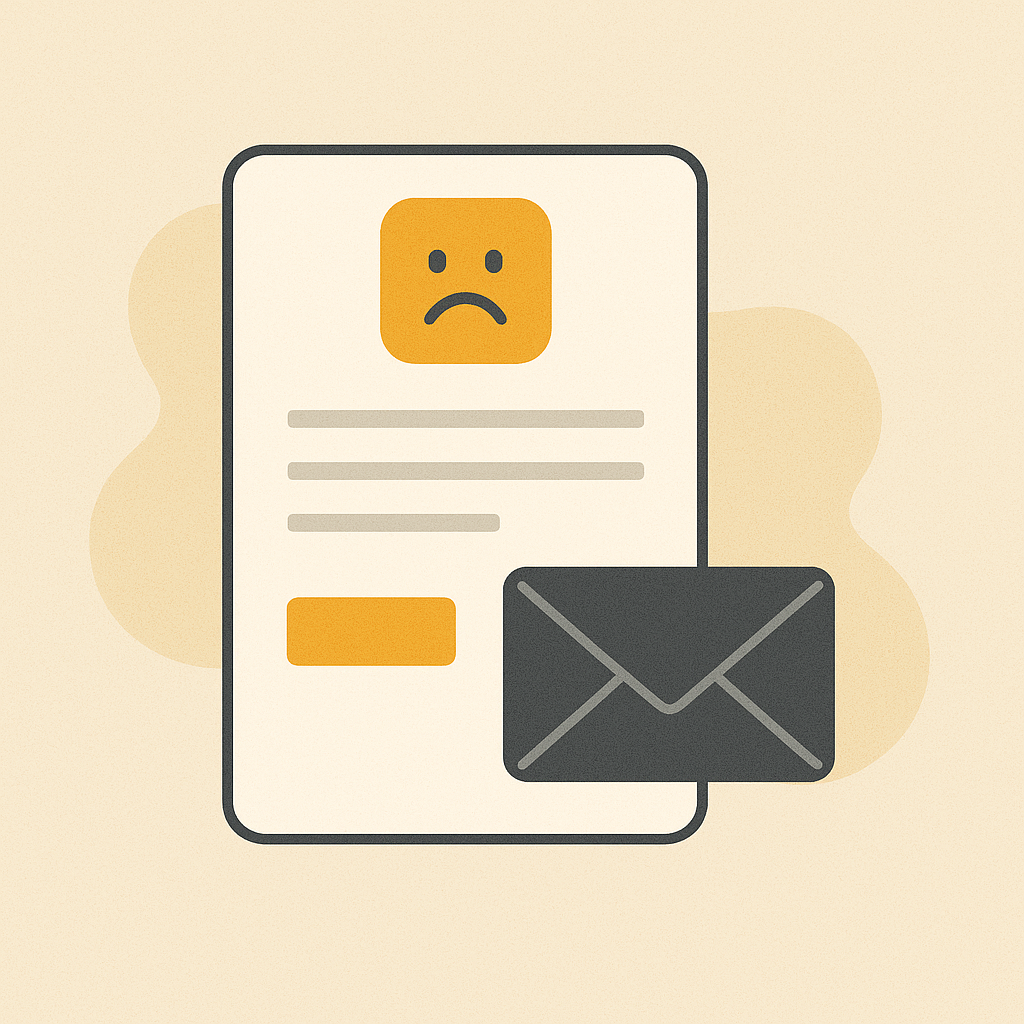 Capture bad feedback privately